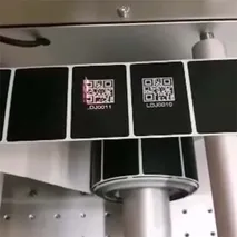 وسم بالليزر لرموز QR على الألومنيوم